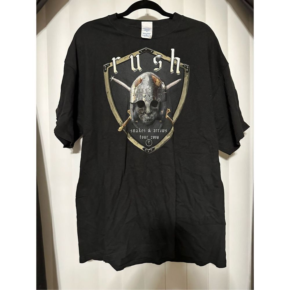 M&O knits Rush Snakes & Arrows 2008 tour concert tshirt